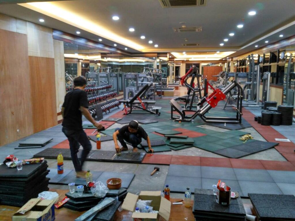 Lantai karet Gym